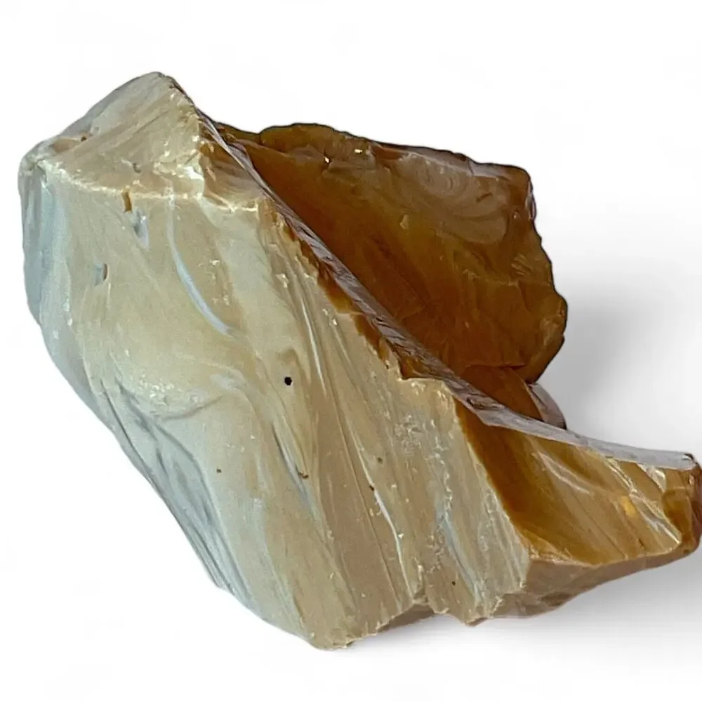 Carmel‎ Chocolate Art Glass Cullet Opaque Multitone Swirl Slag Glass #4XL90